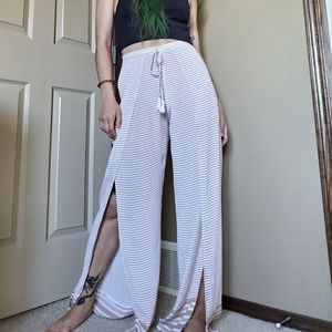 Flowy Slit Leg Pants
